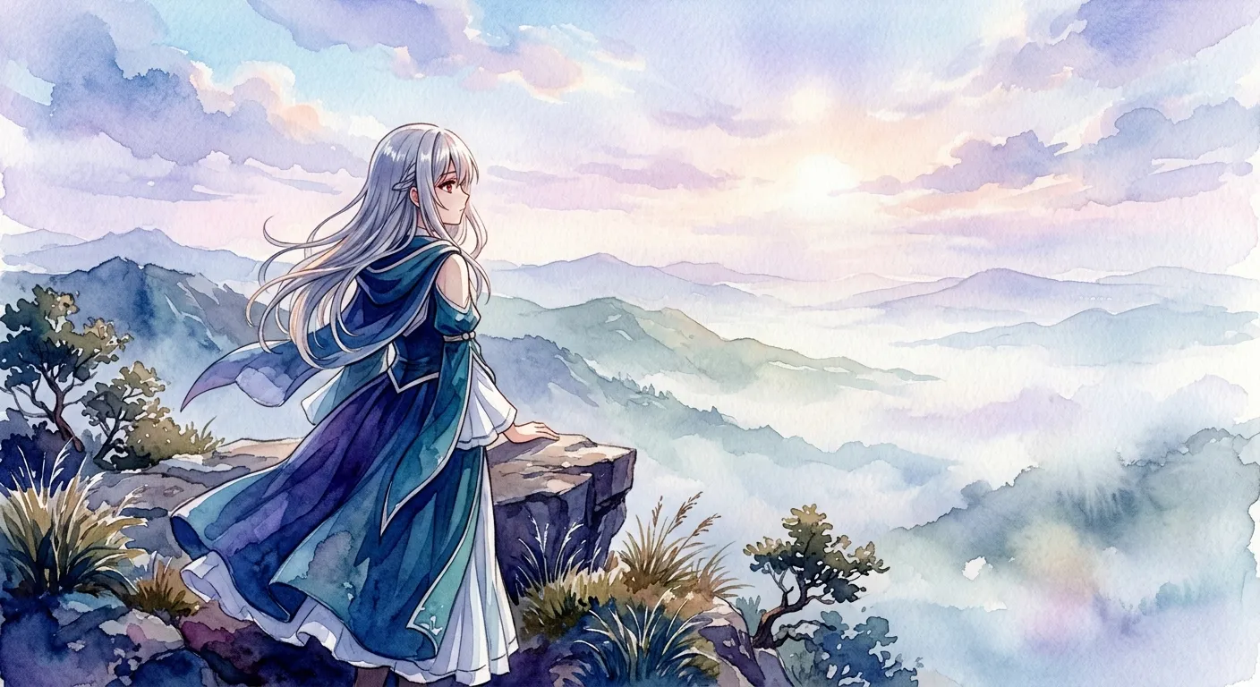 世界の境界に立つエリス