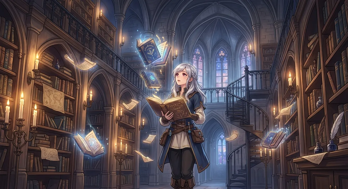 古い図書館のエリス